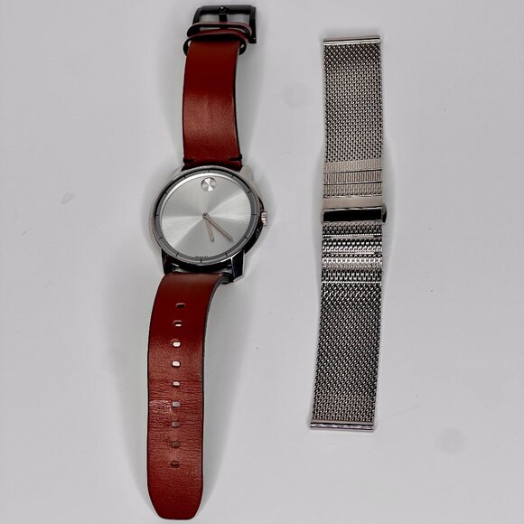Movado, Bold, Men's Watch, Stainless Steel Case, Staniless Steel Bracelet, Quart